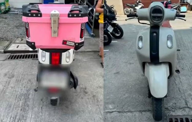ケソン市で盗難バイク発覚 ヘルメットなし男逮捕