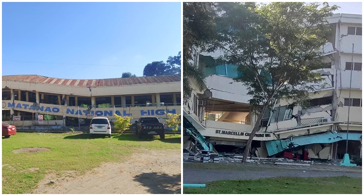 Schools collapsed