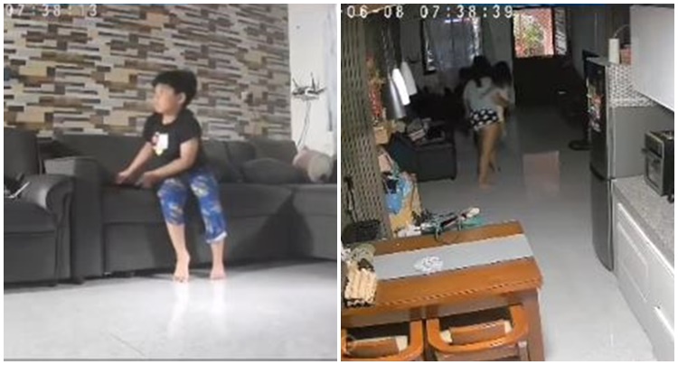タブレット警報で家族救った少年の迅速対応