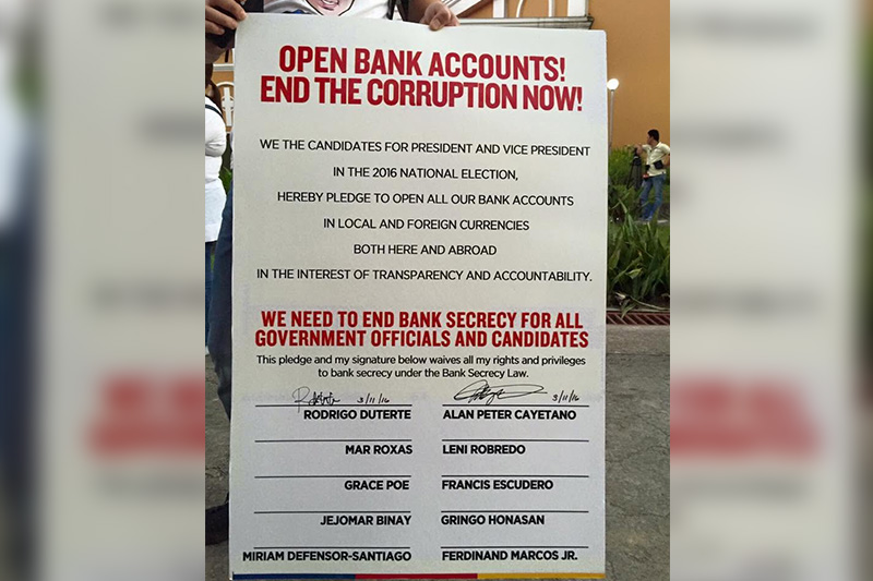 Cayetano manifesto