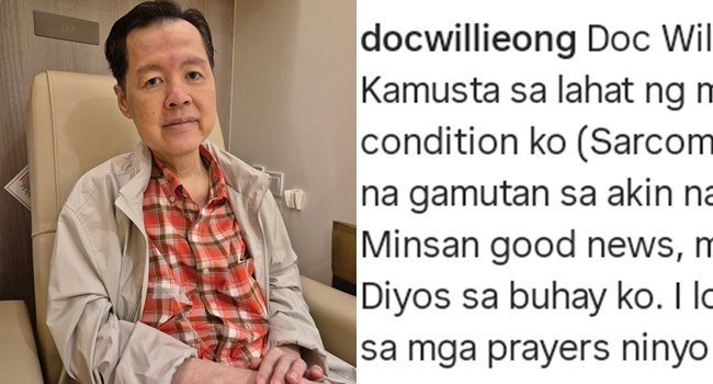 ウィリー・オング医師、闘病の現状明かす