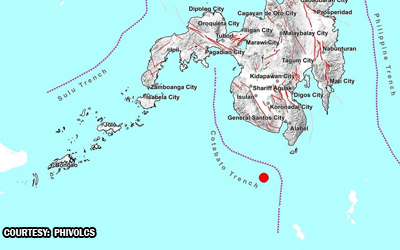 サランガニでM5.5地震発生 余震続く