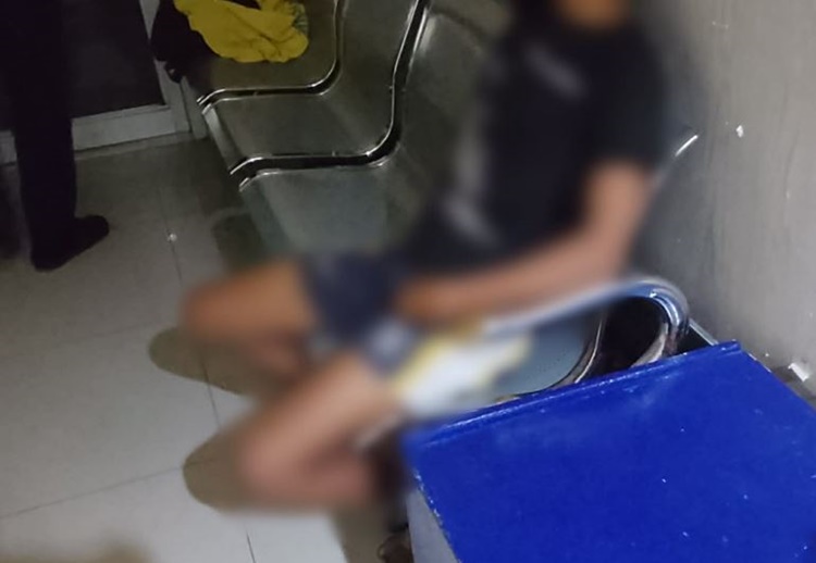 カリボで未成年カニ泥棒逮捕