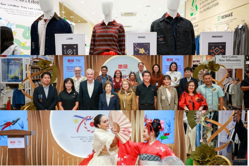 ユニクロ、日比友好70周年で伝統工芸発信