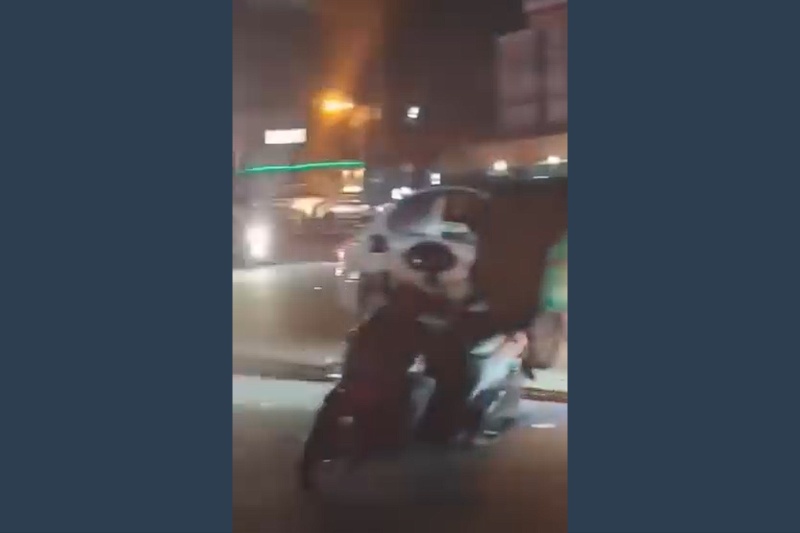 Delivery rider Trisha