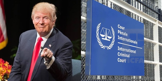 トランプ氏、ICC追及の可能性を笑い飛ばす