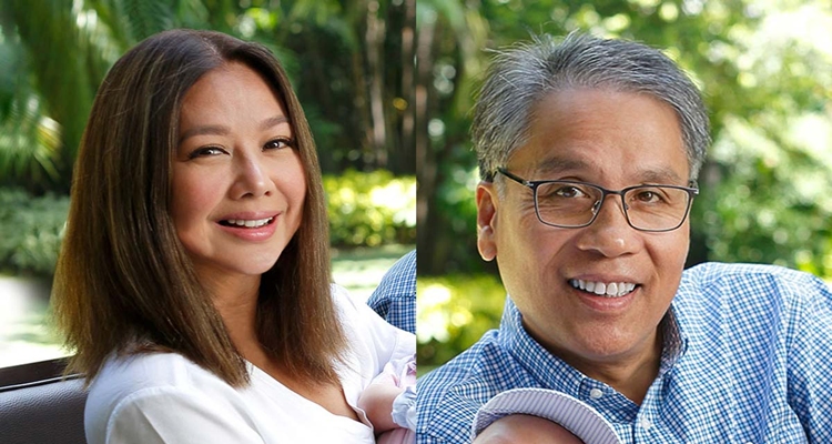 Korina Sanchez and Mar Roxas