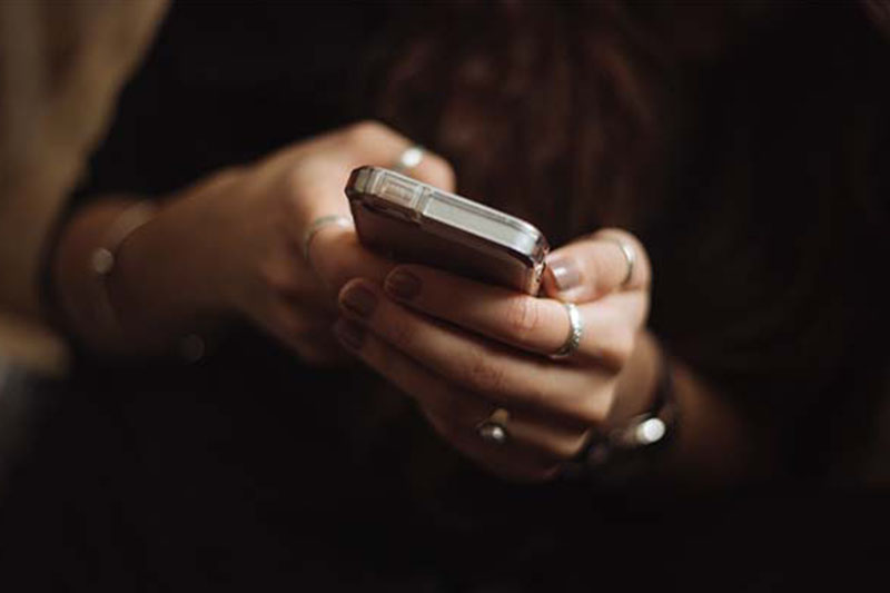 Smartphone user