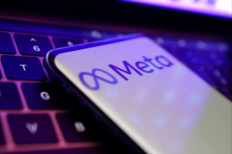 Meta logo illustration