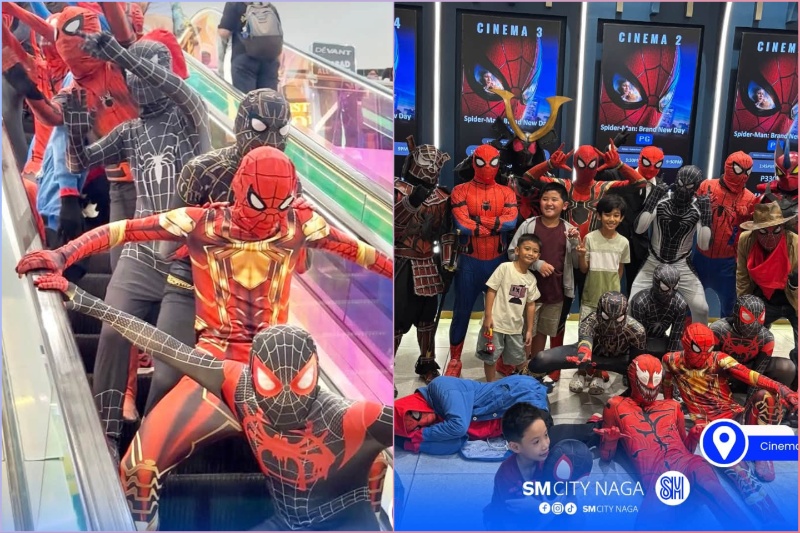 スパイダーマン、ナガ市で大騒ぎの祭典開催