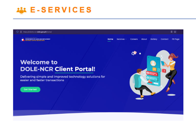 DOLE NCR Client Portal