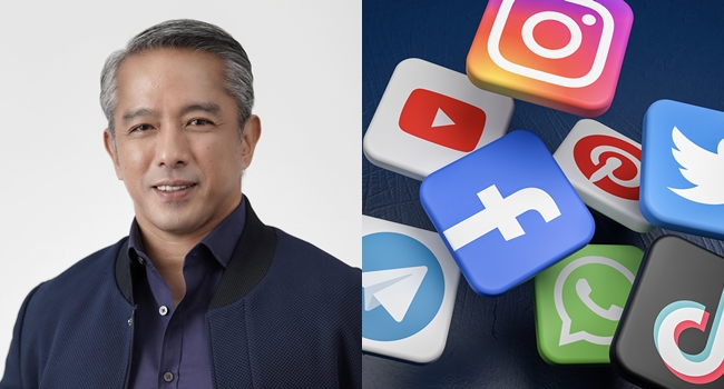 Jonvic Remulla on social media
