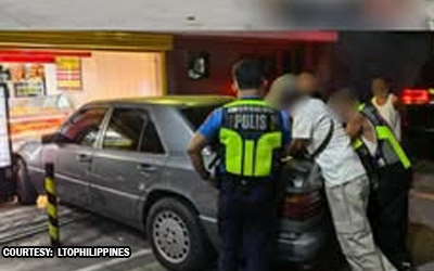 セブで事故、弁護士運転のメルセデス警告
