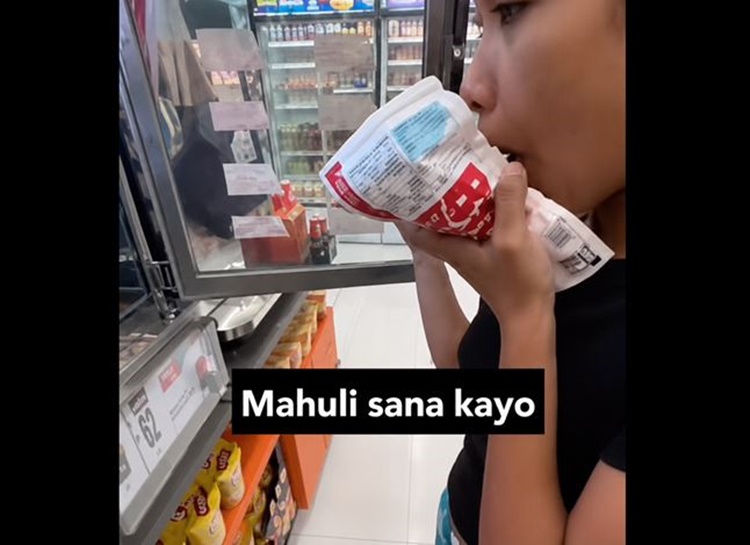 コンビニでホットドッグ舐め戻す女性に非難殺到
