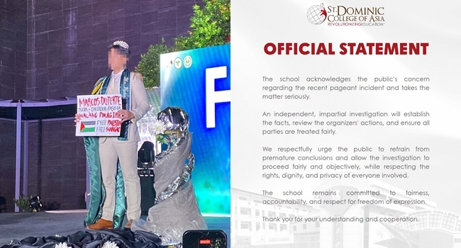 SDCA student political protest