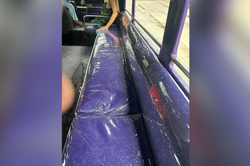 Wet jeepney