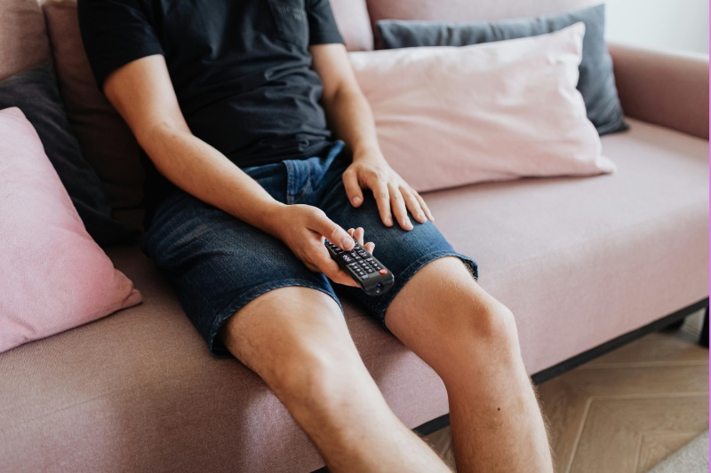 Sedentary watching tv
